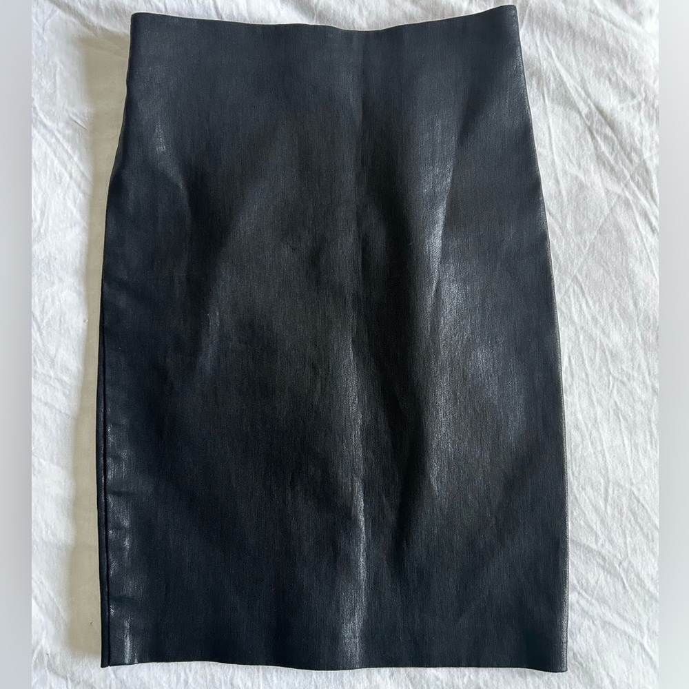 All Saints Black Pencil Skirt